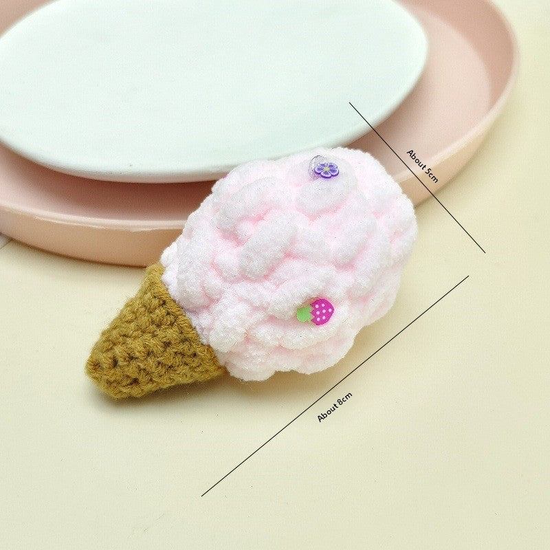 Handmade Wool Crochet Keychain Pendant