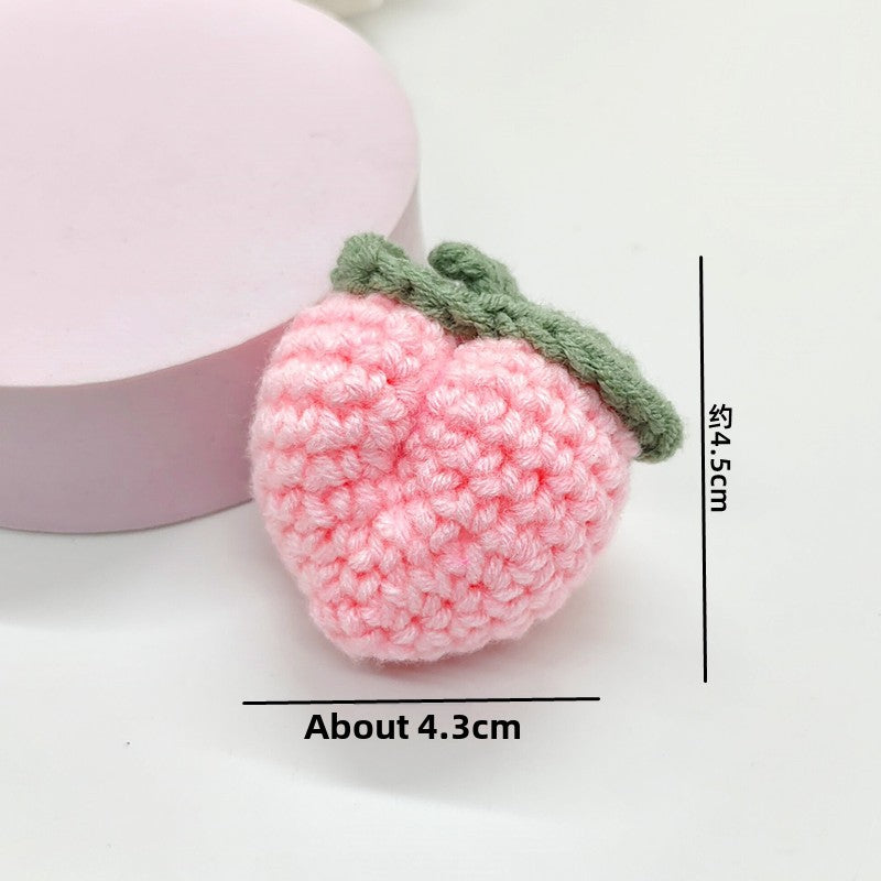Handmade Wool Crochet Keychain Pendant