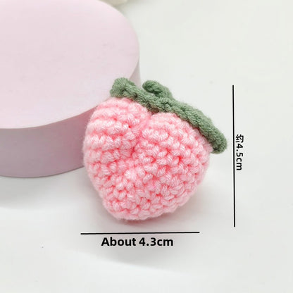 Handmade Wool Crochet Keychain Pendant