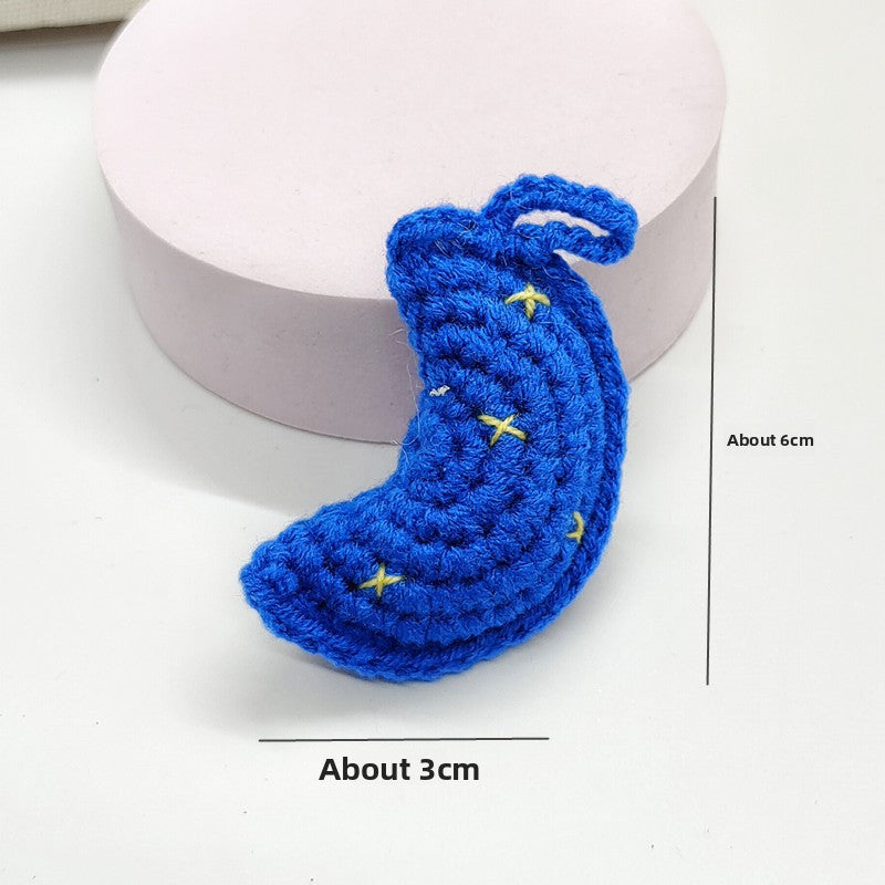 Handmade Wool Crochet Keychain Pendant