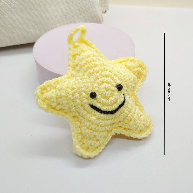 Handmade Wool Crochet Keychain Pendant