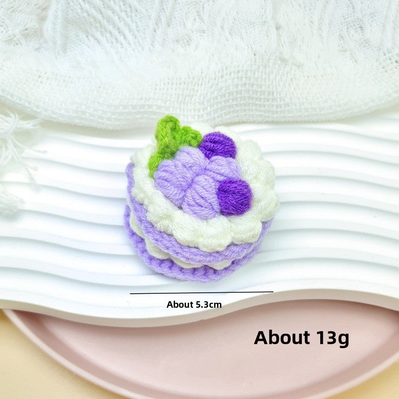 Handmade Wool Crochet Keychain Pendant