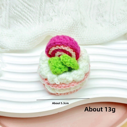 Handmade Wool Crochet Keychain Pendant