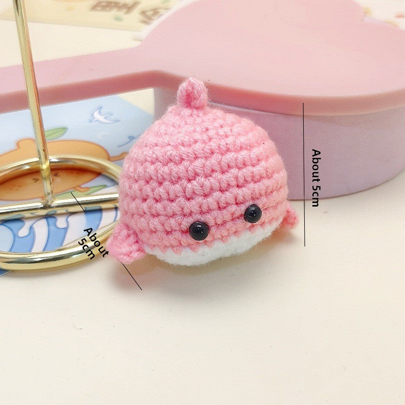 Handmade Wool Crochet Keychain Pendant