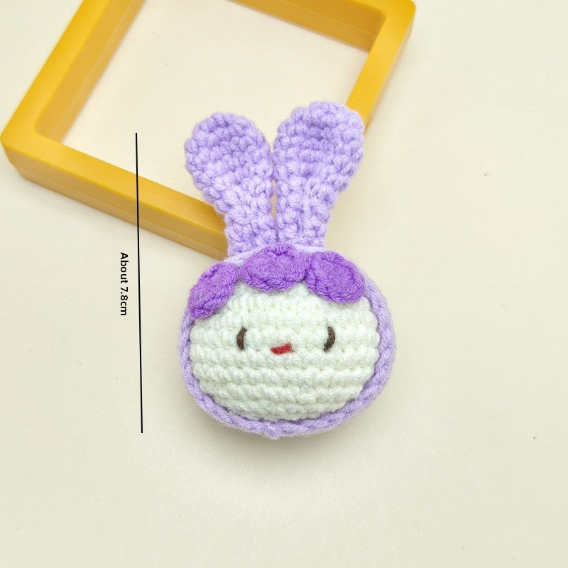 Handmade Wool Crochet Keychain Pendant