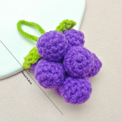 Handmade Wool Crochet Keychain Pendant