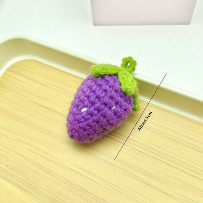 Handmade Wool Crochet Keychain Pendant