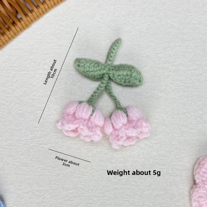 Handmade Wool Crochet Keychain Pendant