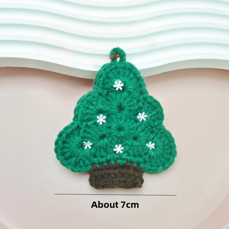 Handmade Wool Crochet Keychain Pendant