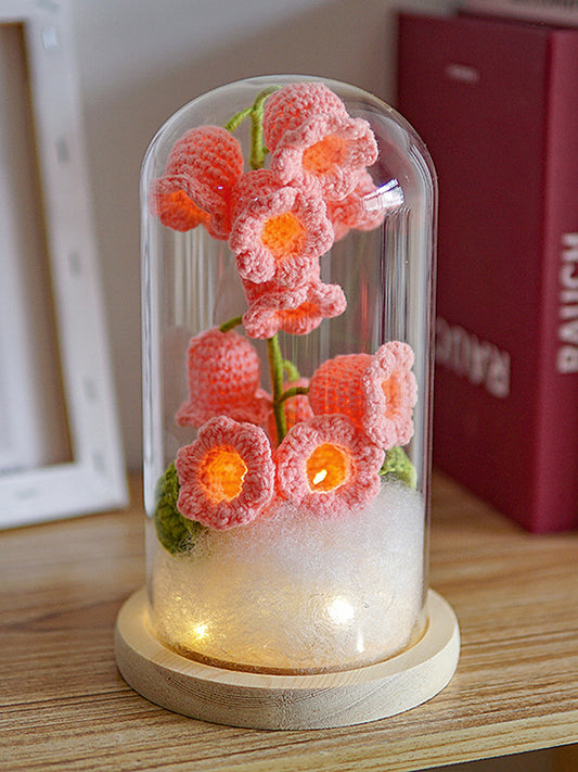 Handmade Wool Lily-of-the-Valley Lampshade Decor