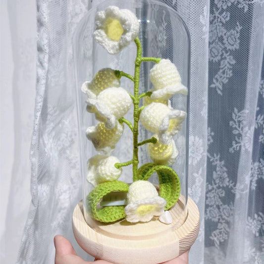 Handmade Wool Lily-of-the-Valley Lampshade Decor