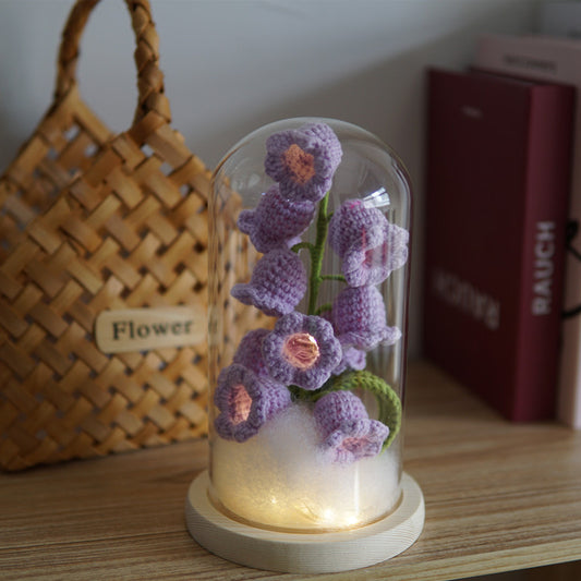 Handmade Wool Lily-of-the-Valley Lampshade Decor