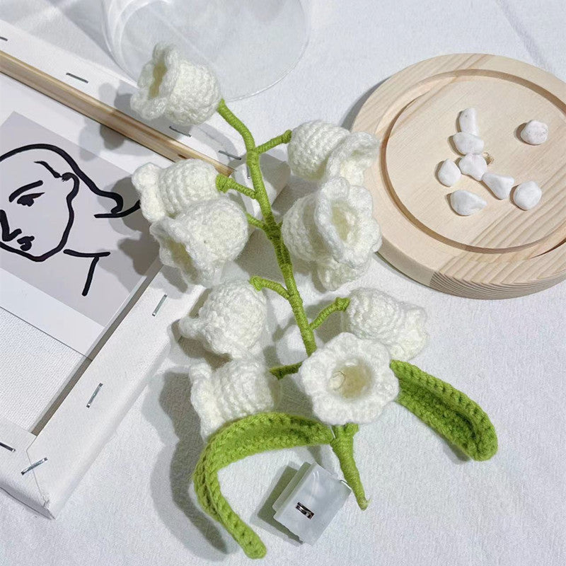 Handmade Wool Lily-of-the-Valley Lampshade Decor