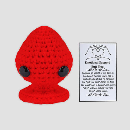 Handmade woolen knitted ornaments