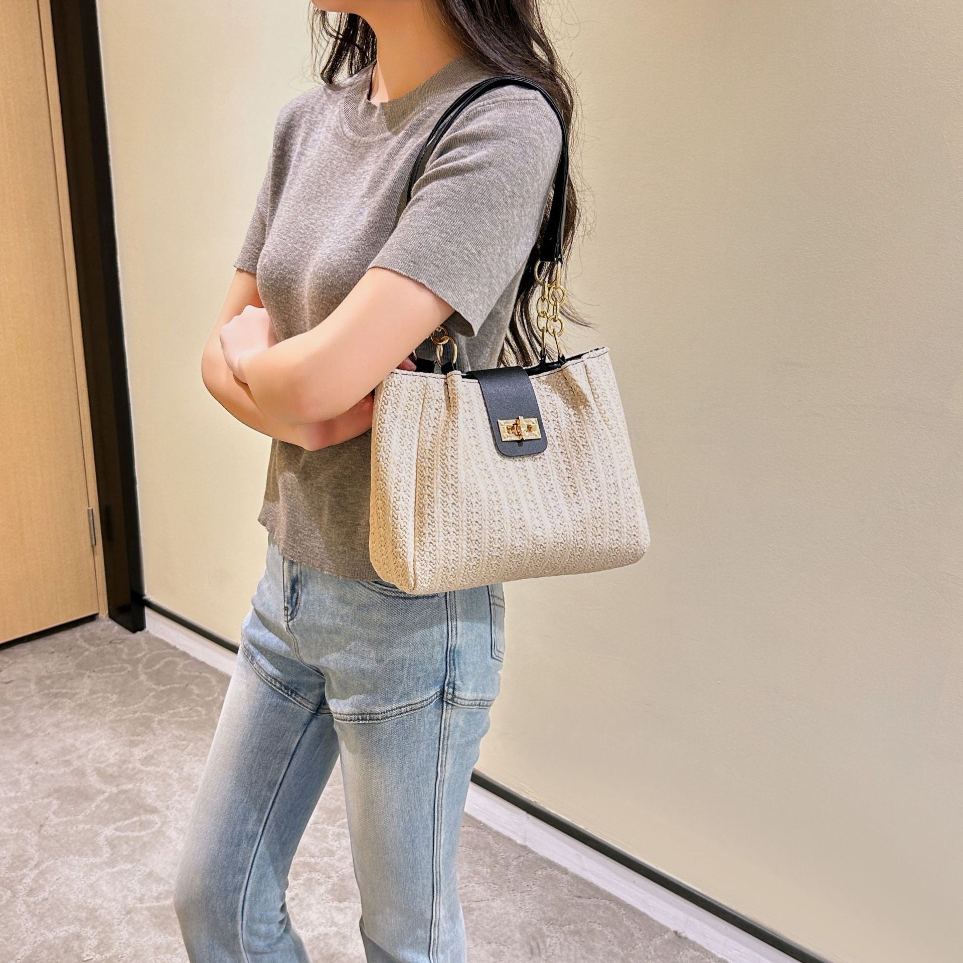 Handmade woven bag