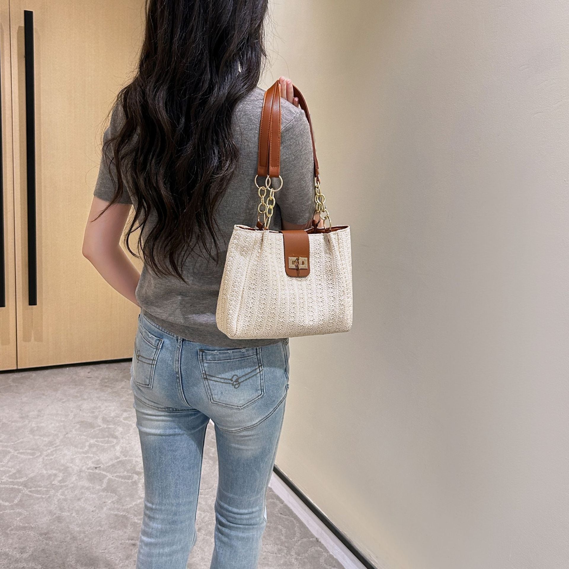 Handmade woven bag