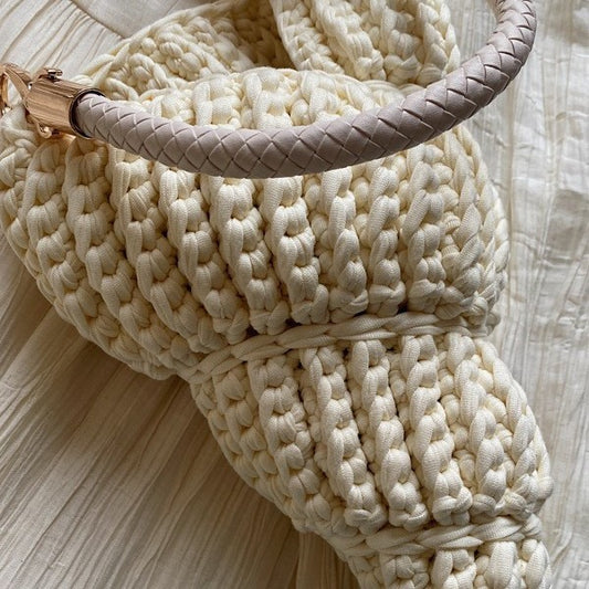Handmade Woven Bag Women's Conch Shell Crossbody Bag