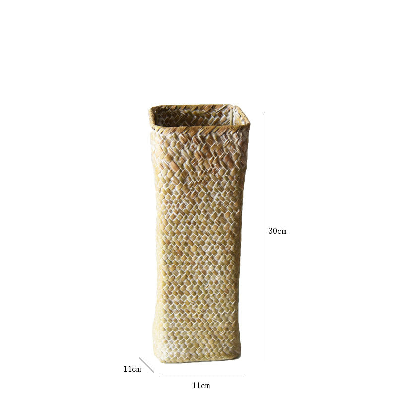 Handmade Woven Bamboo Flower Basket