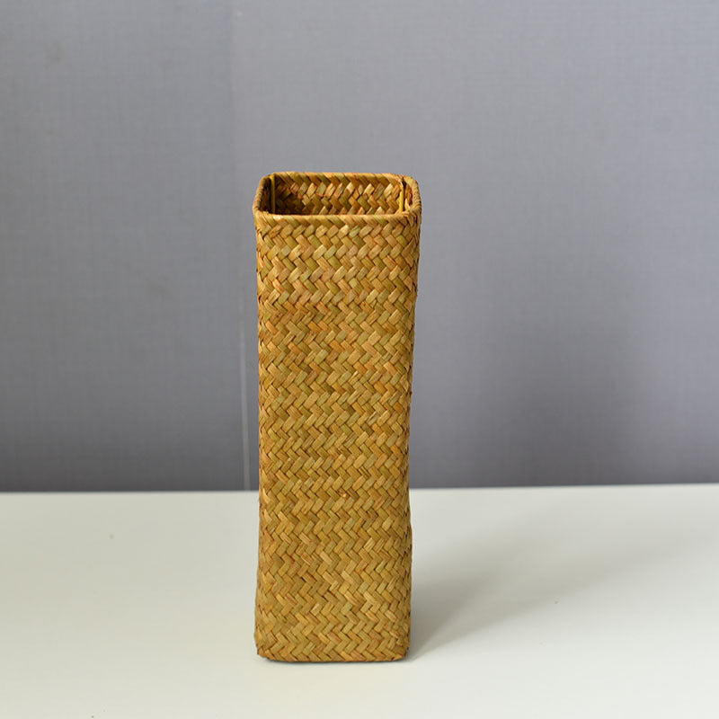 Handmade Woven Bamboo Flower Basket