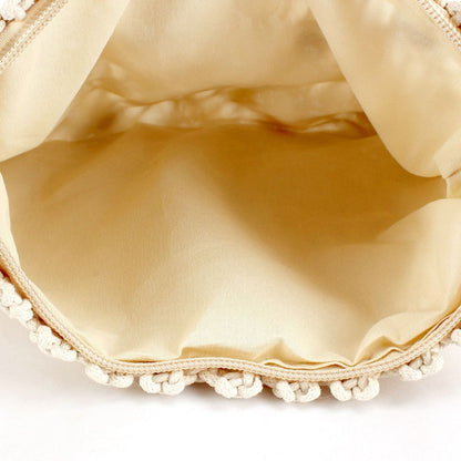 Handmade Woven Beaded Shoulder Bag