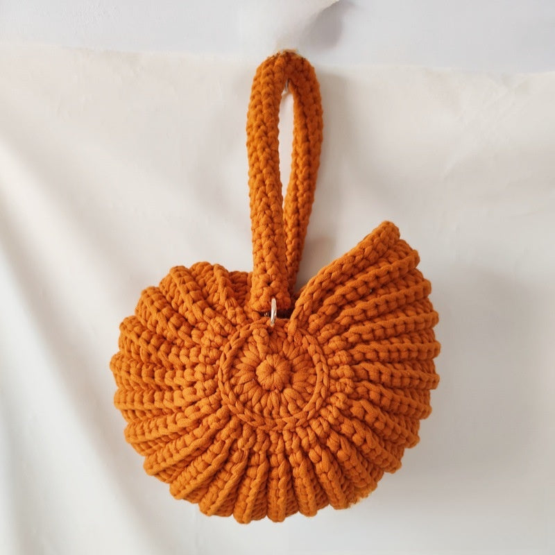Handmade Woven Conch Shell Coin Purse