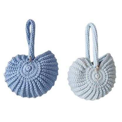 Handmade Woven Conch Shell Coin Purse