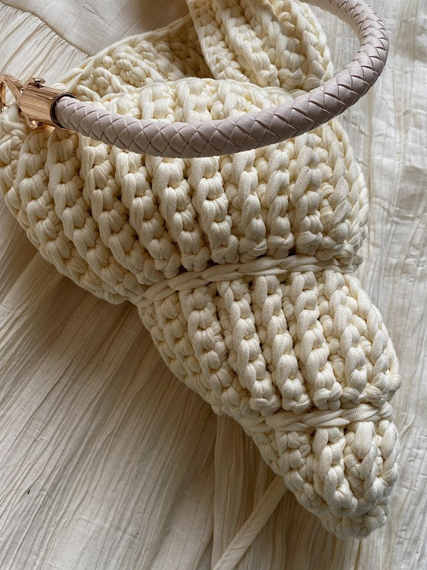Handmade Woven Conch Shell Crossbody Bag