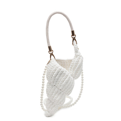 Handmade Woven Conch Shell Crossbody Bag