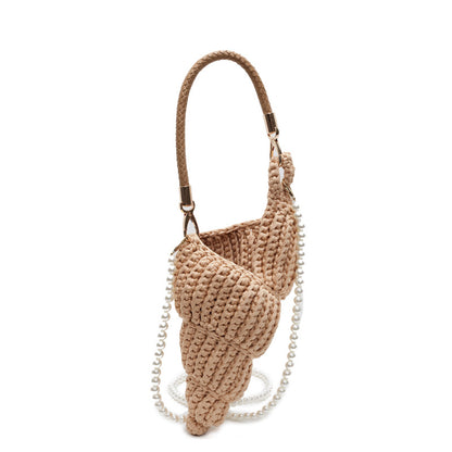 Handmade Woven Conch Shell Crossbody Bag