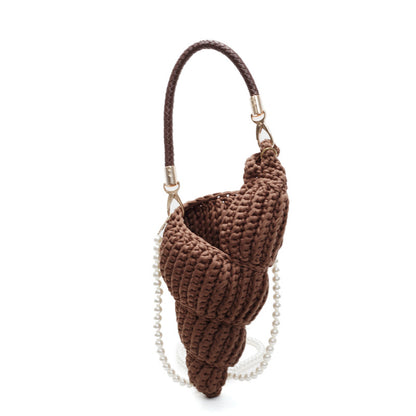 Handmade Woven Conch Shell Crossbody Bag