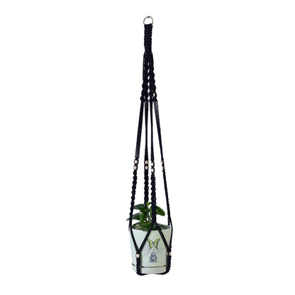 Handmade Woven Hanging Net Bag for Flower Pots