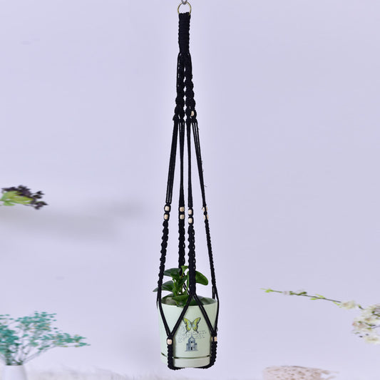 Handmade Woven Hanging Net Bag for Flower Pots
