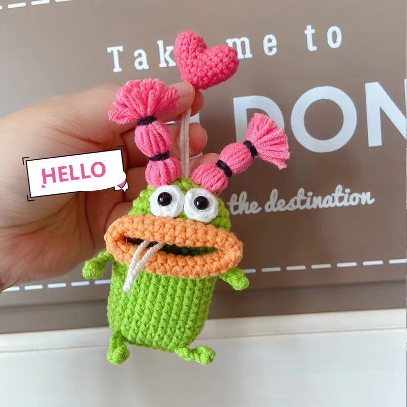 Handmade woven key storage case