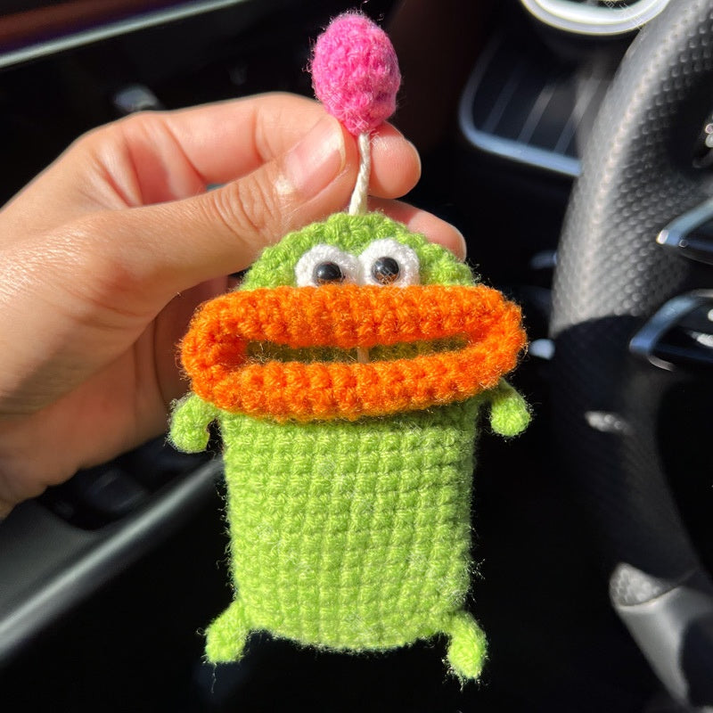 Handmade woven key storage case