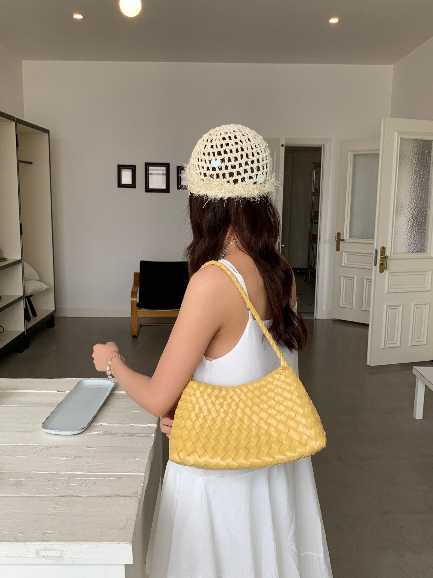 Handmade Woven Underarm Shoulder Bag