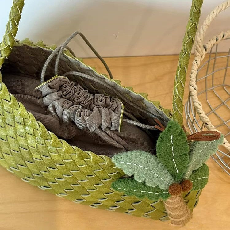 Handmade Woven Underarm Shoulder Bag