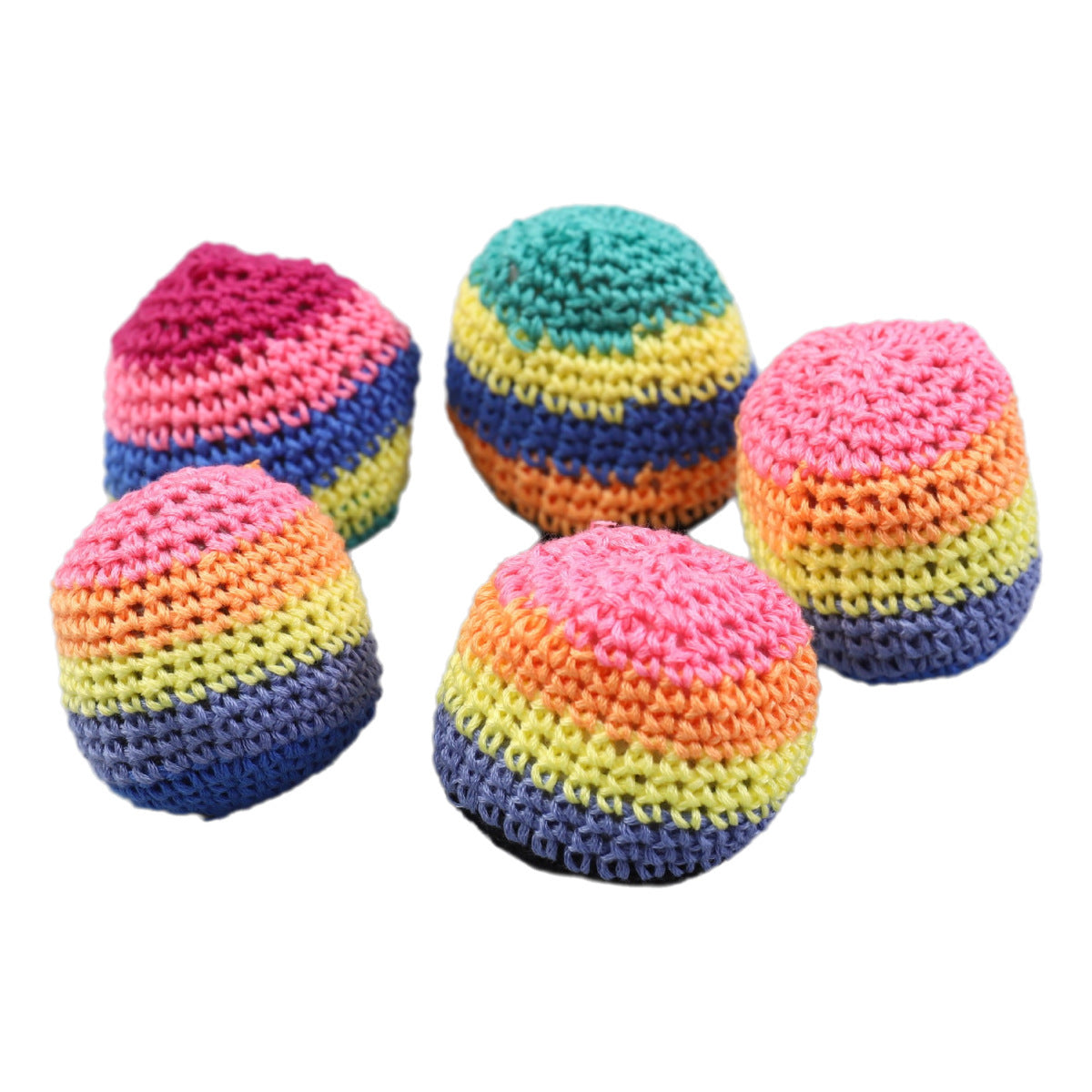 Handmade Woven Yarn Throwing Balls for Children