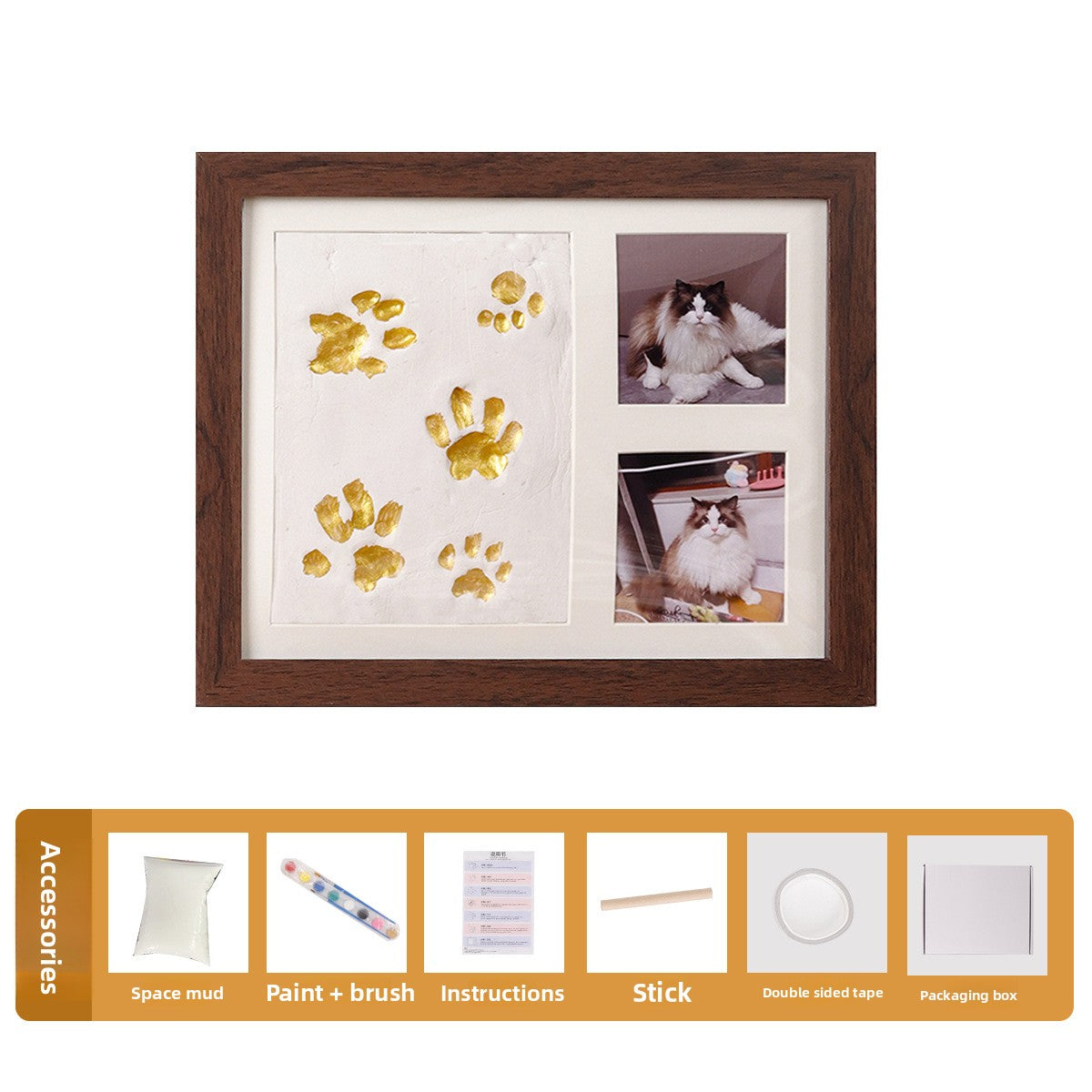 Handprint Photo Frame Kit with Ink Pad