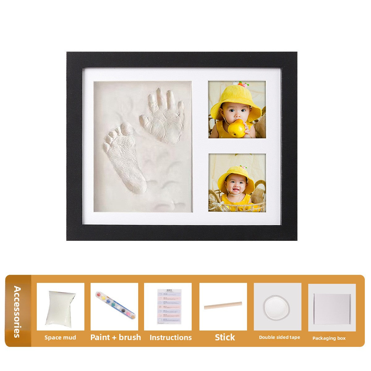 Handprint Photo Frame Kit with Ink Pad