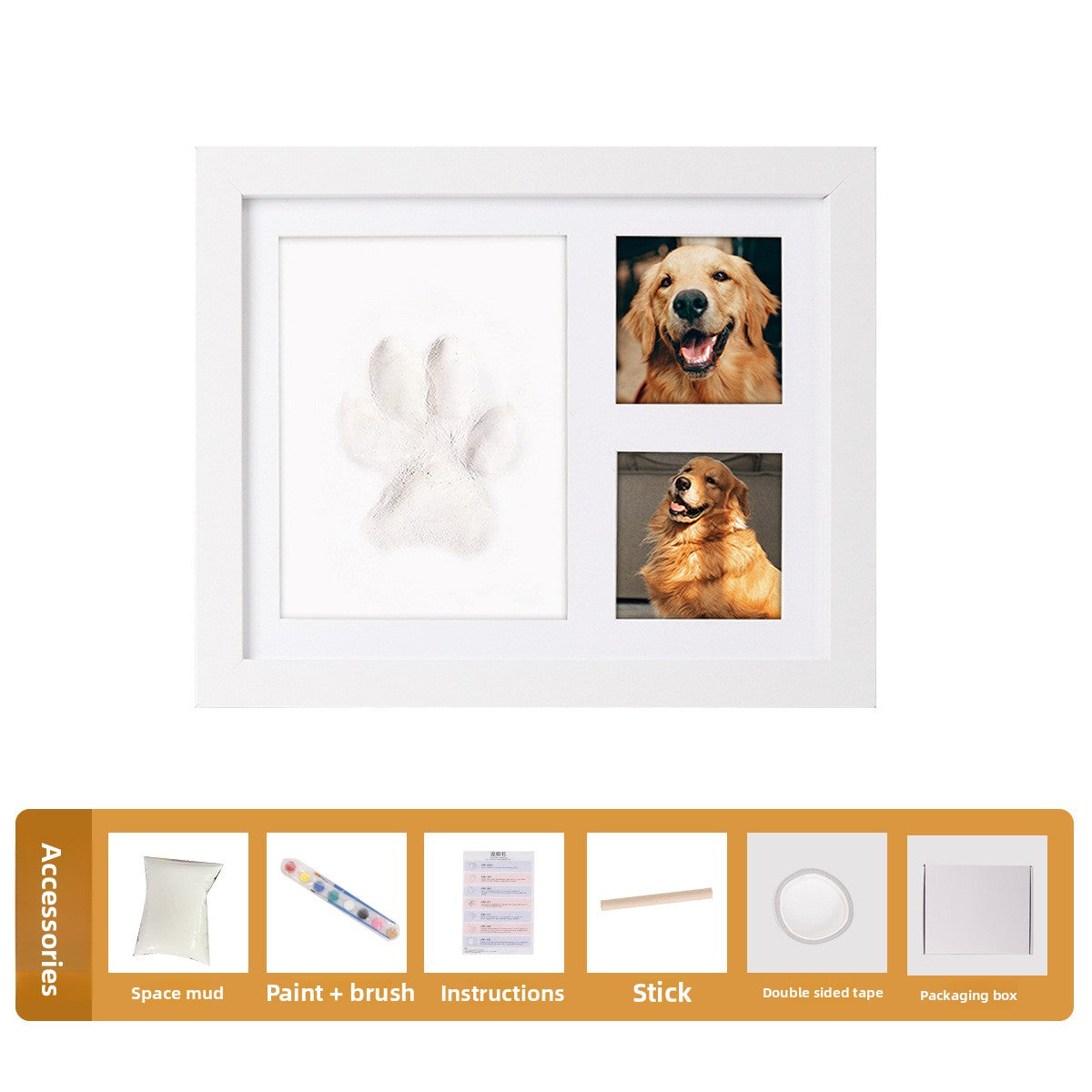 Handprint Photo Frame Kit with Ink Pad