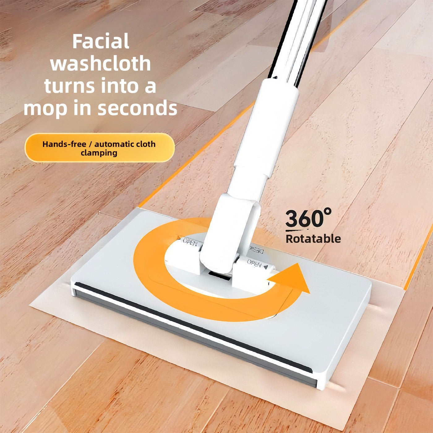 Hands-Free Automatic Floor and Wall Cleaning Mop