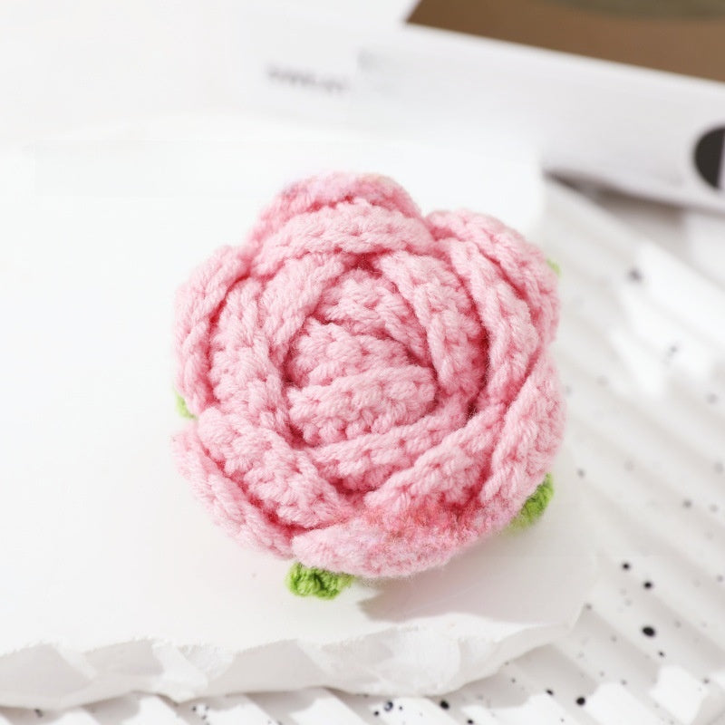 Handwoven Artificial Rose Flowers