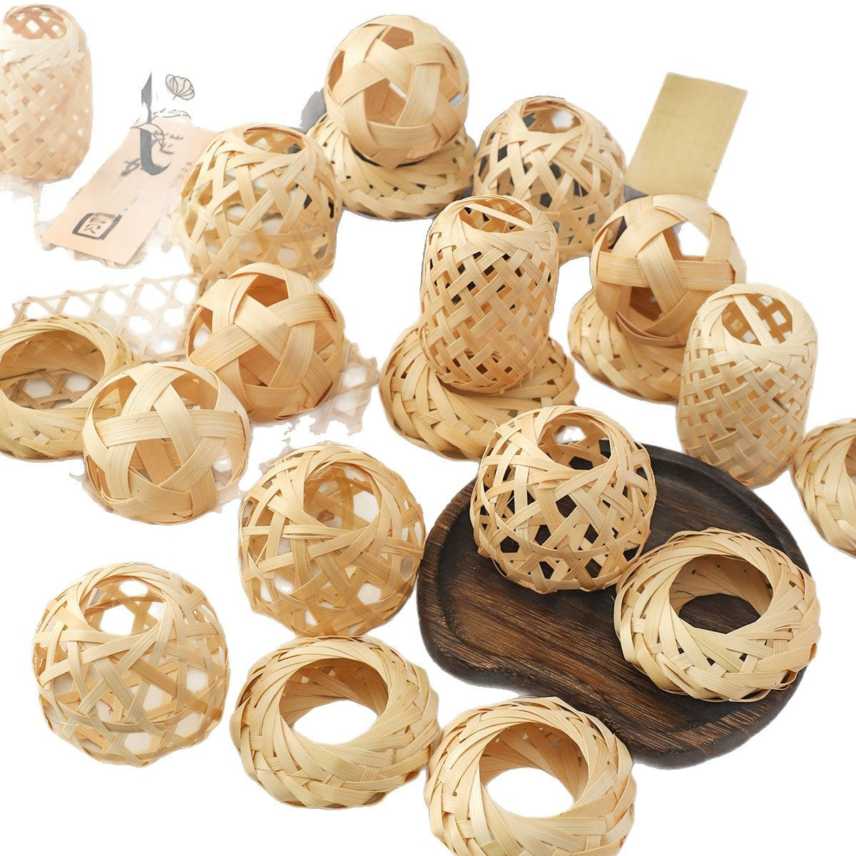 Handwoven Bamboo Festival Decorations