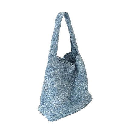 Handwoven Cowhide Tote Bag