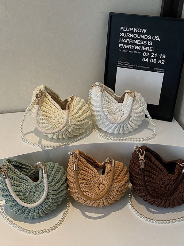 Handwoven Crossbody Bag with Adjustable Strap