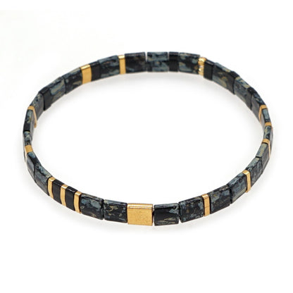Handwoven Ethnic Glass Bead Bracelet