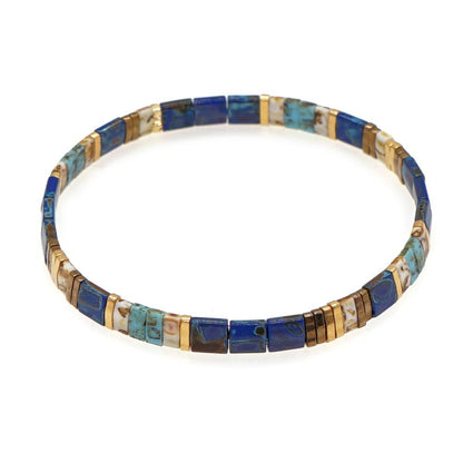 Handwoven Ethnic Glass Bead Bracelet