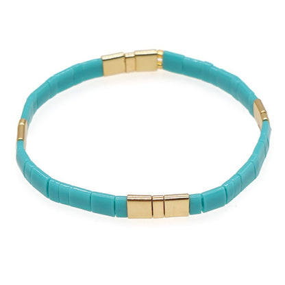 Handwoven Ethnic Glass Bead Bracelet