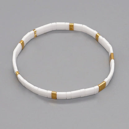 Handwoven Glass Bead Ethnic Bracelet