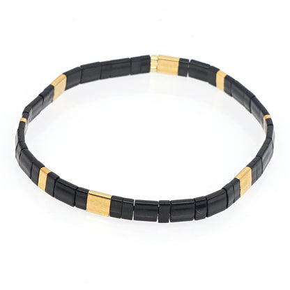 Handwoven Glass Bead Ethnic Bracelet